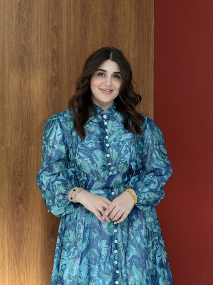 İthal maviş elbise